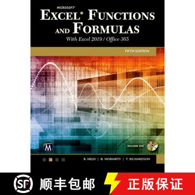【3-4周达】Microsoft Excel Functions and Formulas with Excel 2019/Office 365 [9781683923732]