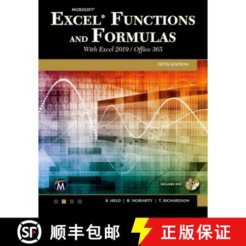 【3-4周达】Microsoft Excel Functions and Formulas with Excel 2019/Office 365 [9781683923732]