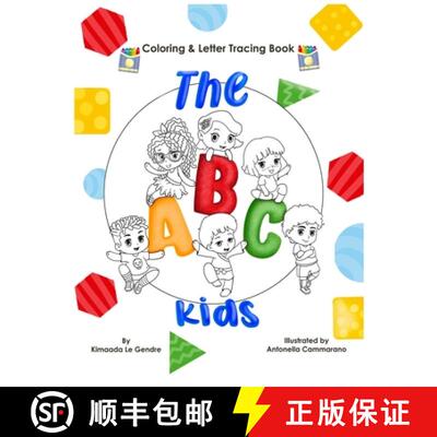 【2-3周达】The ABC Kids: Coloring & Letter Tracing Book (Naturebella's Kids Multicultural Series) [9781737640936]