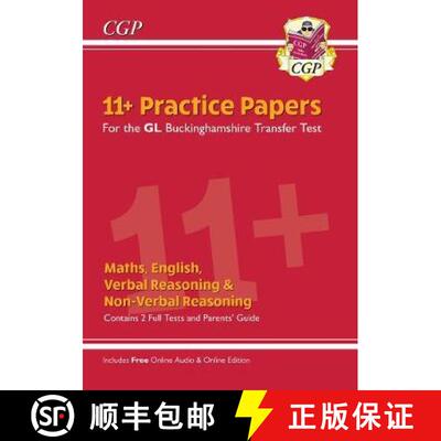 【3-4周达】New Buckinghamshire 11+ GL Practice Papers: Secondary Transfer Test (inc Parents' Guide & ... [9781789084481]