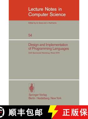 【3-4周达】Design and Implementation of Programming Languages : Proceedings of a DoD Sponsored Worksh... [9783540083603]