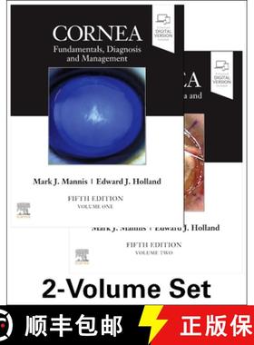 【3-4周达】Cornea, 2-Volume Set [9780323672405]