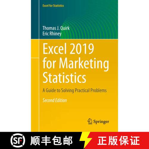 【3-4周达】Excel 2019 for Marketing Statistics : A Guide to Solving Practical Problems (2nd ed. 2021)... [9783030627805]