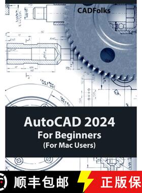 【3-4周达】AutoCAD 2024 For Beginners (For Mac Users): Colored [9788196433833]