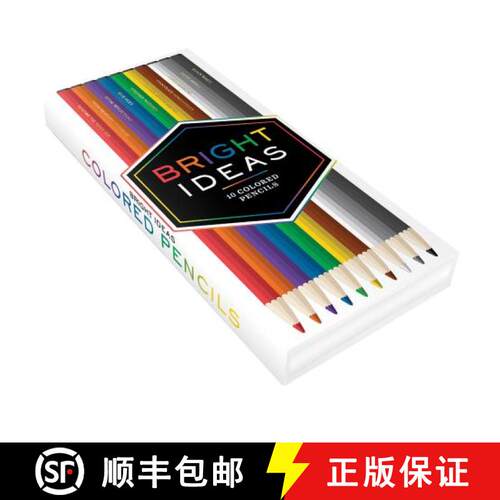【3-4周达】Bright Ideas Colored Pencils: (colored Pencils for Adults and Kids, Coloring Pencils for C... [9781452154374]