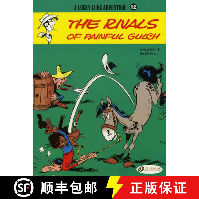 【2-3周达】Lucky Luke 12 - The Rivals of Painful Gulch: - Rivals of Painful Gulch [9781905460601]