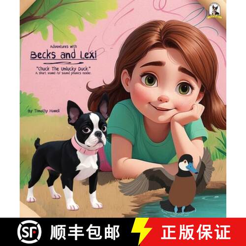 【3-4周达】精装 Adventures with Becks and Lexi: Chuck the Unlucky Duck, A short vowel u sound phonics... [9798330284177]