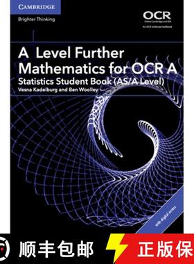 【3-4周达】A Level Further Mathematics for OCR A Statistics Student Book (AS/A Level) with Cambridge ... [9781316644263]