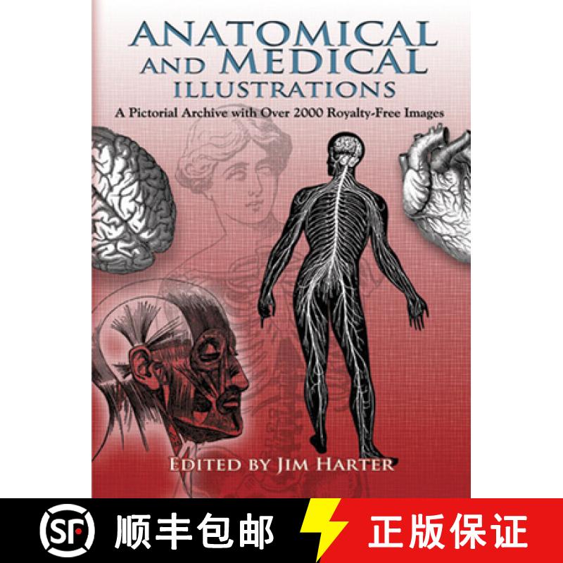 预订 Anatomical and Medical Illustrations: A Pictorial Archive with Over 2000 Royalty-Free Images [9780486467528]