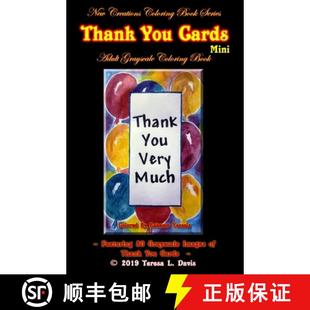 【3-4周达】New Creations Coloring Book Series: Thank You Cards Mini [9781947121829]