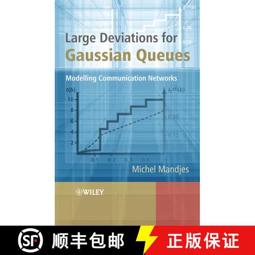 【3-4周达】精装 Large Deviations For Gaussian Queues - Modelling Communication Networks [Wiley统计学] [9780470015230]