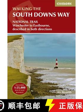 【3-4周达】South Downs Way: Winchester to Eastbourne, described in both directions [9781786311610]