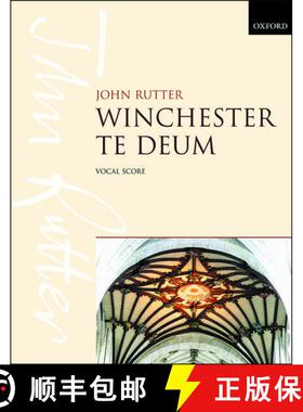 【3-4周达】Winchester Te Deum: Vocal score (Vocal score) (Vocal score) [9780193356894]