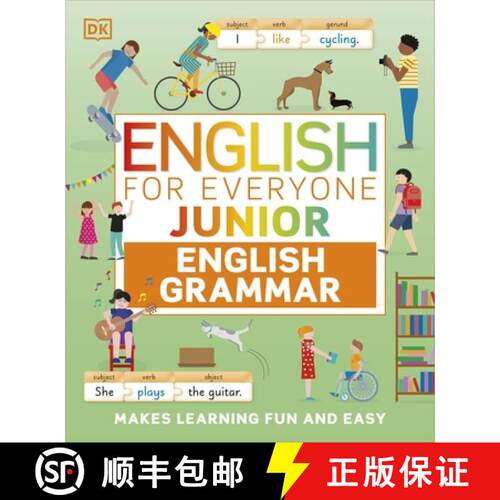 预订 English for Everyone Junior English Grammar: A Simple Visual Guide to English [9780241509227]