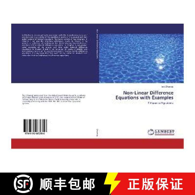 预订 Non-Linear Difference Equations with Examples [9783330072350]
