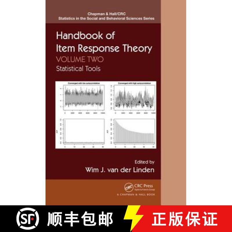 【3-4周达】Handbook of Item Response Theory: Volume 2: Statistical Tools [9781466514324]