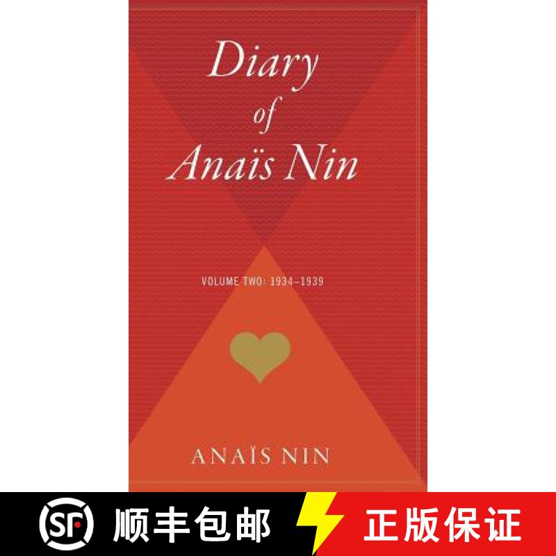 【3-4周达】The Diary of Anais Nin, Vol. 2: 1934-1939 [9780544310353]
