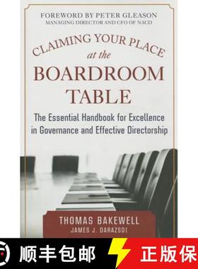 【3-4周达】Claiming Your Place at the Boardroom Table: The Essential Handbook for Excellence in Gover... [9780071833585]