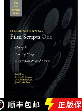 【3-4周达】Film Scripts One : Henry V, The Big Sleep, A Streetcar Named Desire [9781480342033]