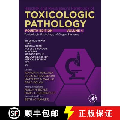 【3-4周达】Haschek and Rousseaux's Handbook of Toxicologic Pathology, Volume 4: Toxicologic Pathology... [9780128210468]