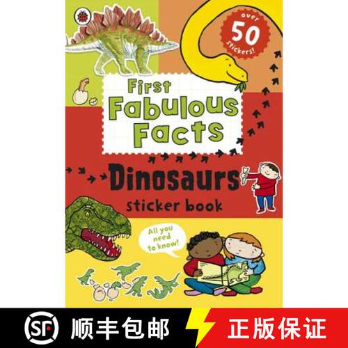 Ladybird First Fabulous Facts: Dinosaurs Sticker Book [9780723298588]