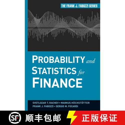 【3-4周达】精装 Probability And Statistics For Finance [Wiley金融] [9780470400937]