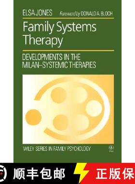 【3-4周达】Family Systems Therapy - Developments In The Milan-Systemic Therapies (Paper Only) [Wiley... [9780471938255]