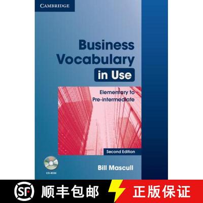 Business Vocabulary in Use: Elementary to Pre-Intermediate with Answers [With CDROM] [9780521749237]