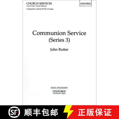 【3-4周达】Communion Service (ASB Rite A/RC ICEL Text): Vocal Score (Vocal score) [9780193516380]