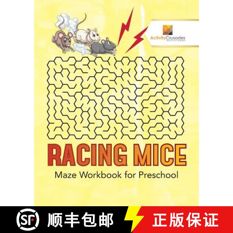 【3-4周达】Racing Mice : Maze Workbook for Preschool [9780228218449]