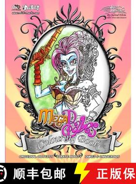 【3-4周达】MickMacks' Meatbucket MegaBabes' Colouring Book 1 [9780359343249]