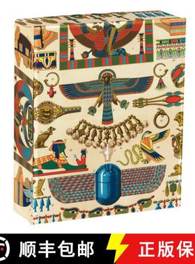 【3-4周达】Teneues - Quicknotes: Ancient Egypt, Notecard Box, Blank Inside, 20 Full Color Notecards w... [9781623258849]