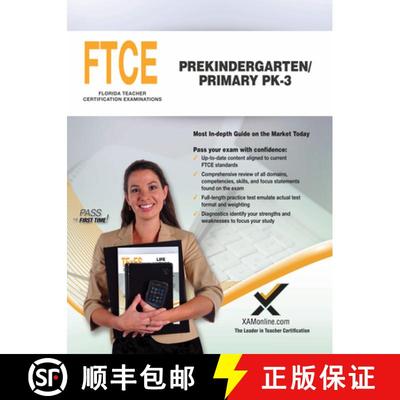 【3-4周达】2017 FTCE Prekindergarten/Primary Pk-3 (053) [9781607873099]