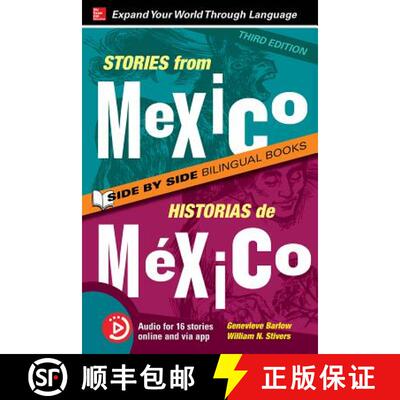 【3-4周达】Stories from Mexico / Historias de México, Premium Third Edition [9781260011043]