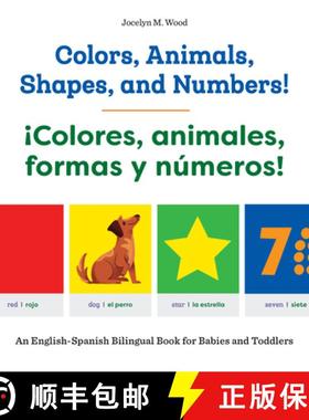 预订 Colors, Animals, Shapes, and Numbers! / ¡Colores, Animales, Formas Y Números!: An English-Span... [9781648763083]