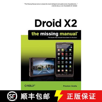 【3-4周达】Droid X2: The Missing Manual, 2e [9781449396862]