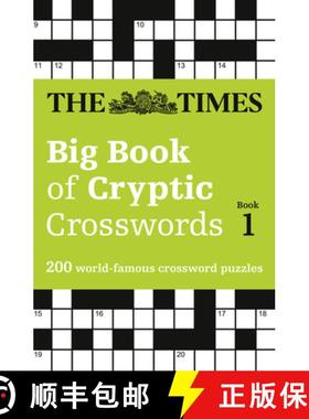 【3-4周达】The Times Big Book of Cryptic Crosswords Book 1: 200 World-Famous Crossword Puzzles [9780008195731]