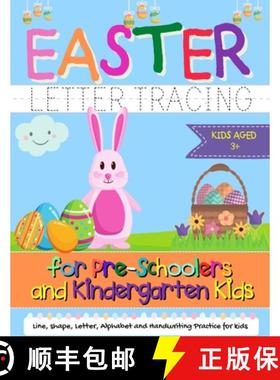 【3-4周达】Easter Letter Tracing for Preschoolers and Kindergarten Kids: Letter and Alphabet Handwrit... [9781922568861]