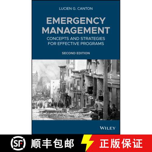 【3-4周达】精装 Emergency Management: Concepts And Strategies For Effective Programs, Second Edition ... [9781119066859]