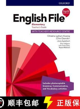 【3-4周达】English File: Elementary: Teacher's Guide with Teacher's Resource Centre [9780194032766]
