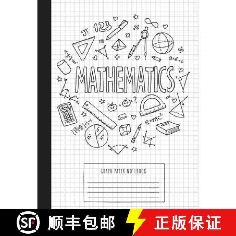 【3-4周达】Graph Paper Notebook: (Large, 8.5x11) 100 Pages, 4 Squares per Inch, Math and Science Grap... [9781774761496]