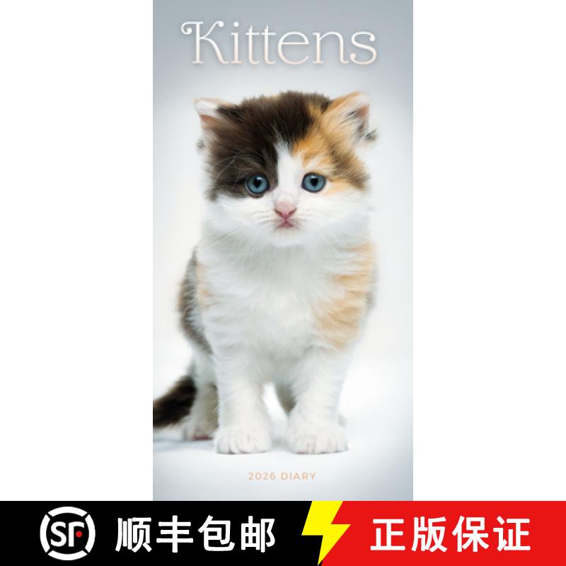 【2-3周达】2026 Kittens Slim Diary Planner [9781529849646]