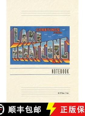 预订 Vintage Lined Notebook Greetings from Lake Hopatcong, New Jersey [9798385434602]