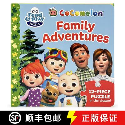 【3-4周达】Cocomelon Family Adventures [With Puzzle] [9781646386352]