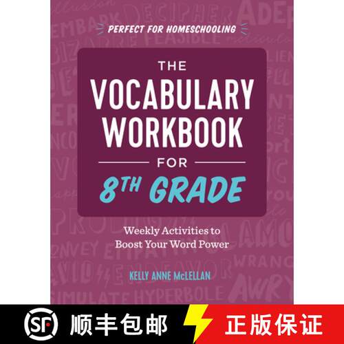 【3-4周达】The Vocabulary Workbook for 8th Grade: Weekly Activities to Boost Your Word Power [9781646115105]