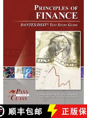 【3-4周达】Principles of Finance DANTES / DSST Test Study Guide [9781614338376]