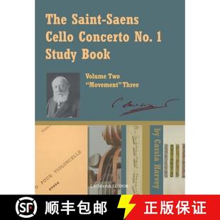 Movement Saint Concerto Cello 预订 Two; Three Volume Saens Book Study 9781635233209 No. The