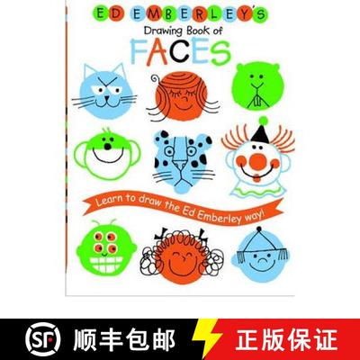 【3-4周达】Ed Emberley's Drawing Book of Faces: Learn to Draw the Ed Emberley Way! [9780316789707]