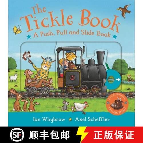 【3-4周达】The Tickle Book: A Push Pull and Slide Book : A laugh-out-loud interactive adventure, perf... [9781035053780]