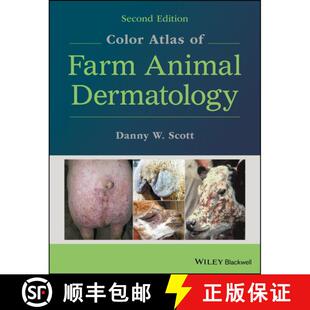 【3-4周达】精装 Color Atlas Of Farm Animal Dermatology [Wiley动物医学] [9781119250579]